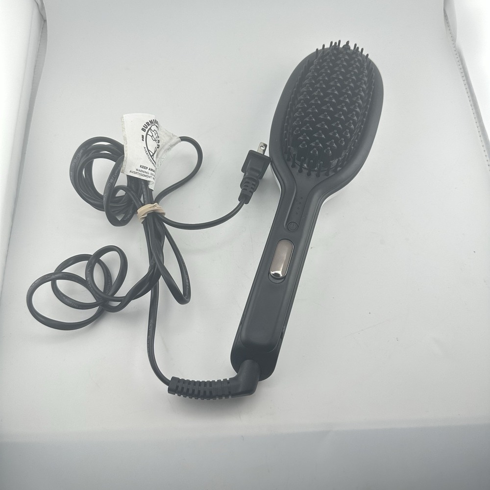 Instyler‎ Glossie Ceramic Styling Hair Straightening Brush, Black, 620